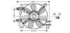 AVA QUALITY COOLING DW7517 Fan, radiator